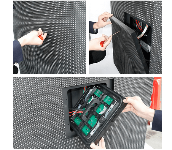 Front Maintenance LED Display